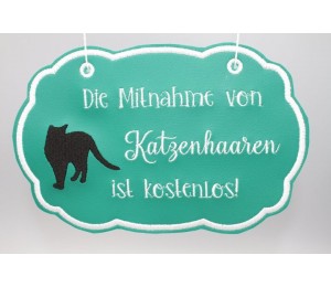 Stickserie - ITH Türschilder Katzen